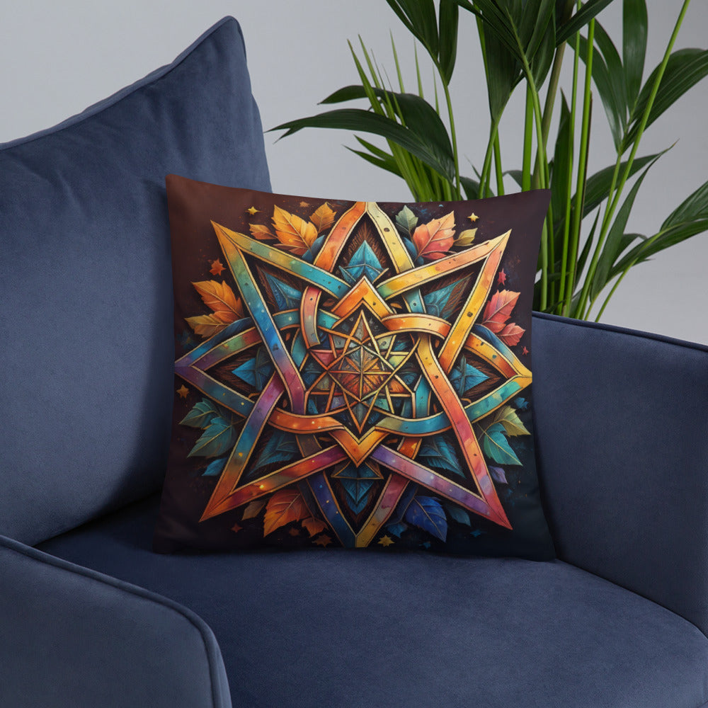 Vibrant Song | Star of David | Pillow Case