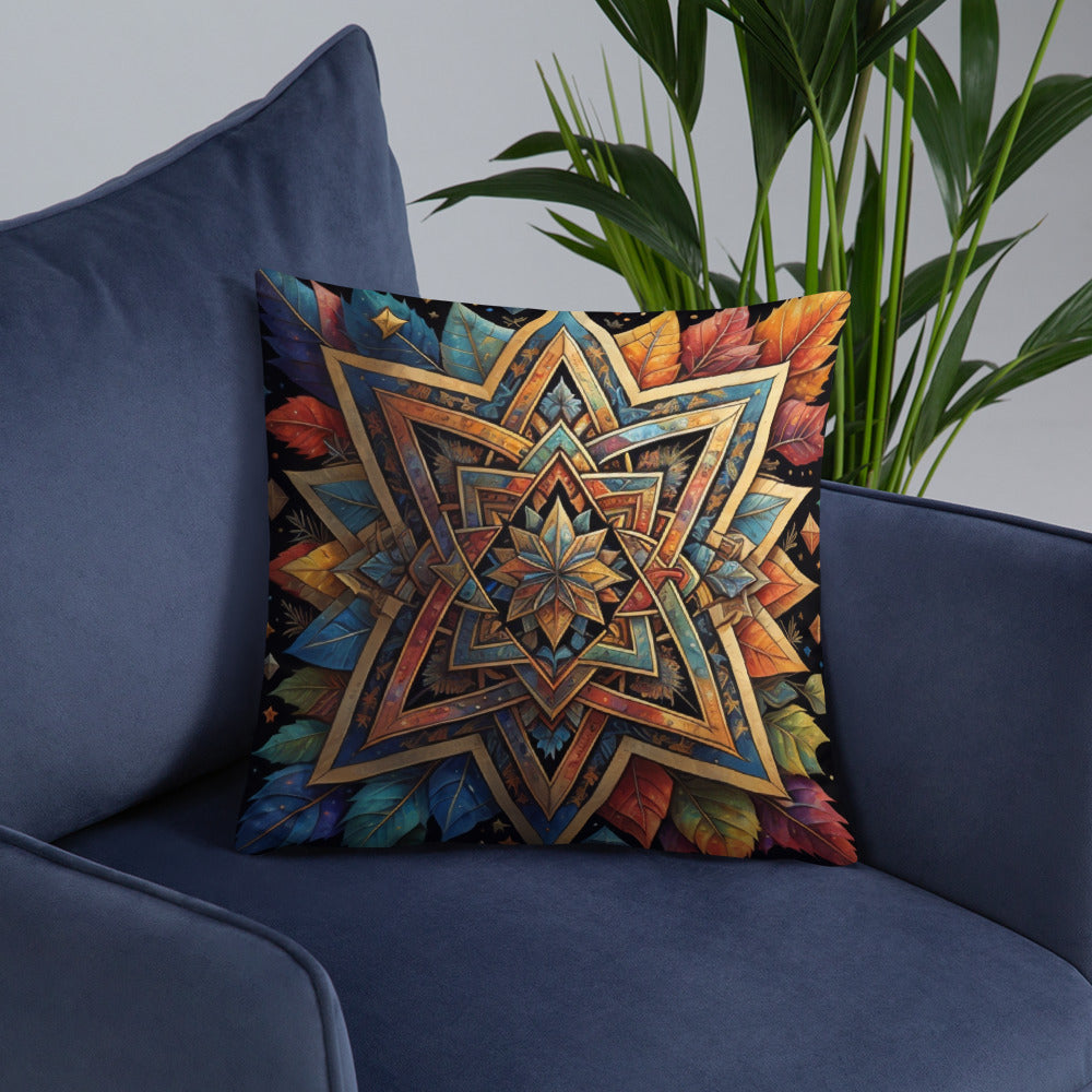 Vibrant Song | Star of David | Pillow Case