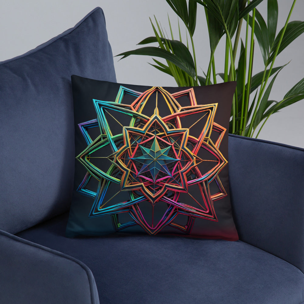 Futuristic Shine | Star of David | Pillow Case