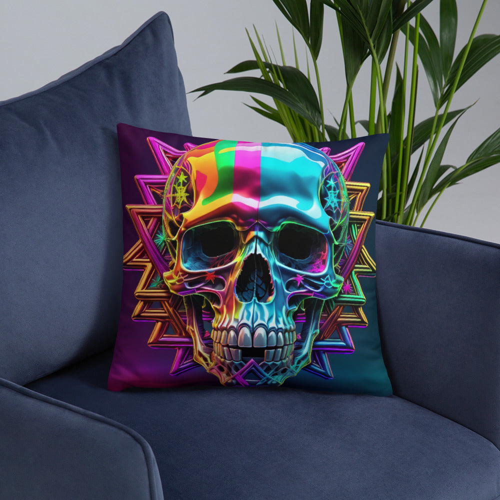 Cromo Skull | Star of David | Pillow Case