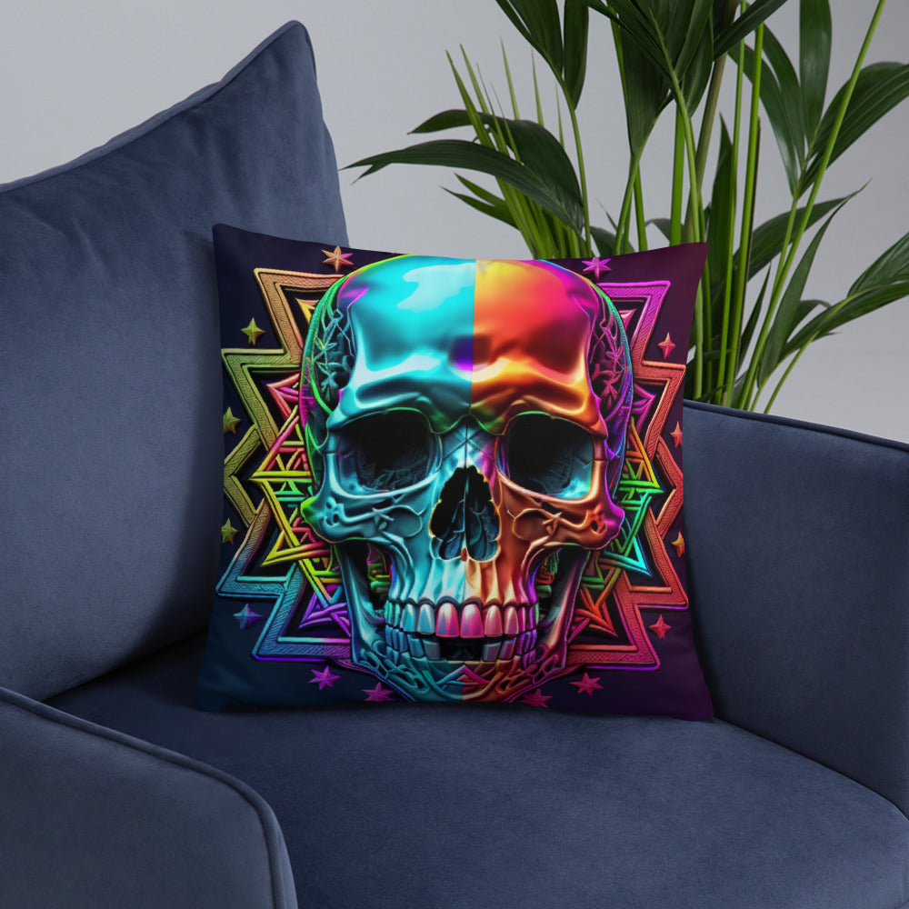 Cromo Skull | Star of David | Pillow Case