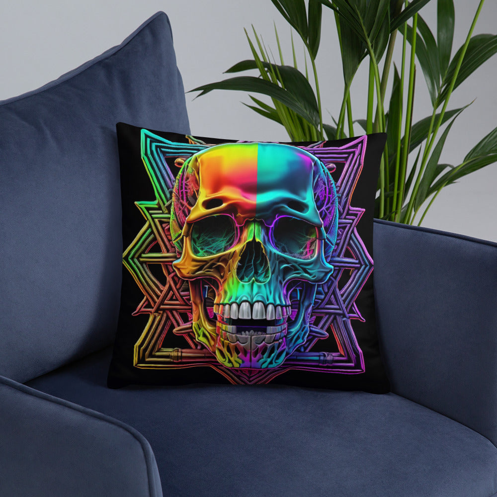 Cromo Skull | Star of David | Pillow Case