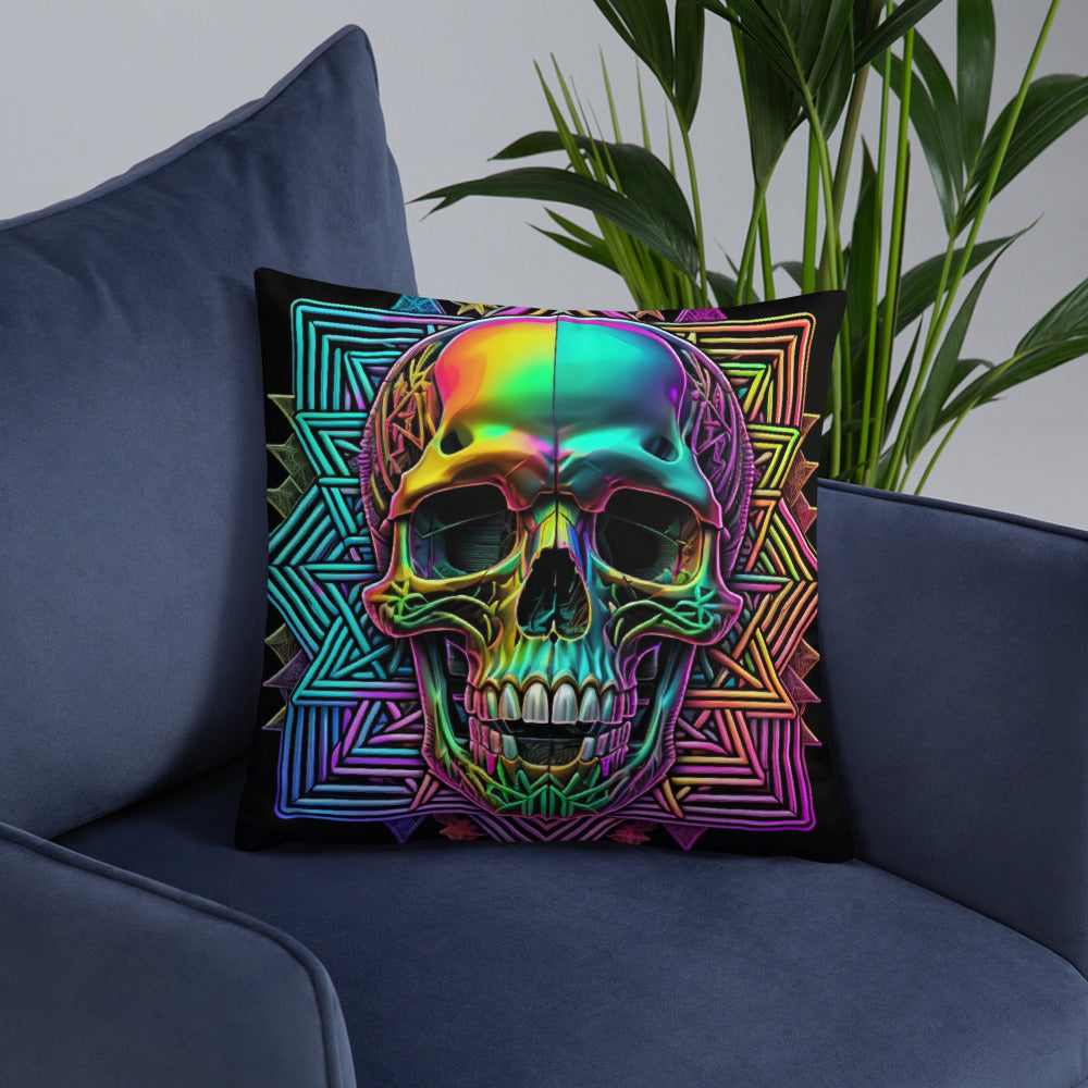 Cromo Skull | Star of David | Pillow Case