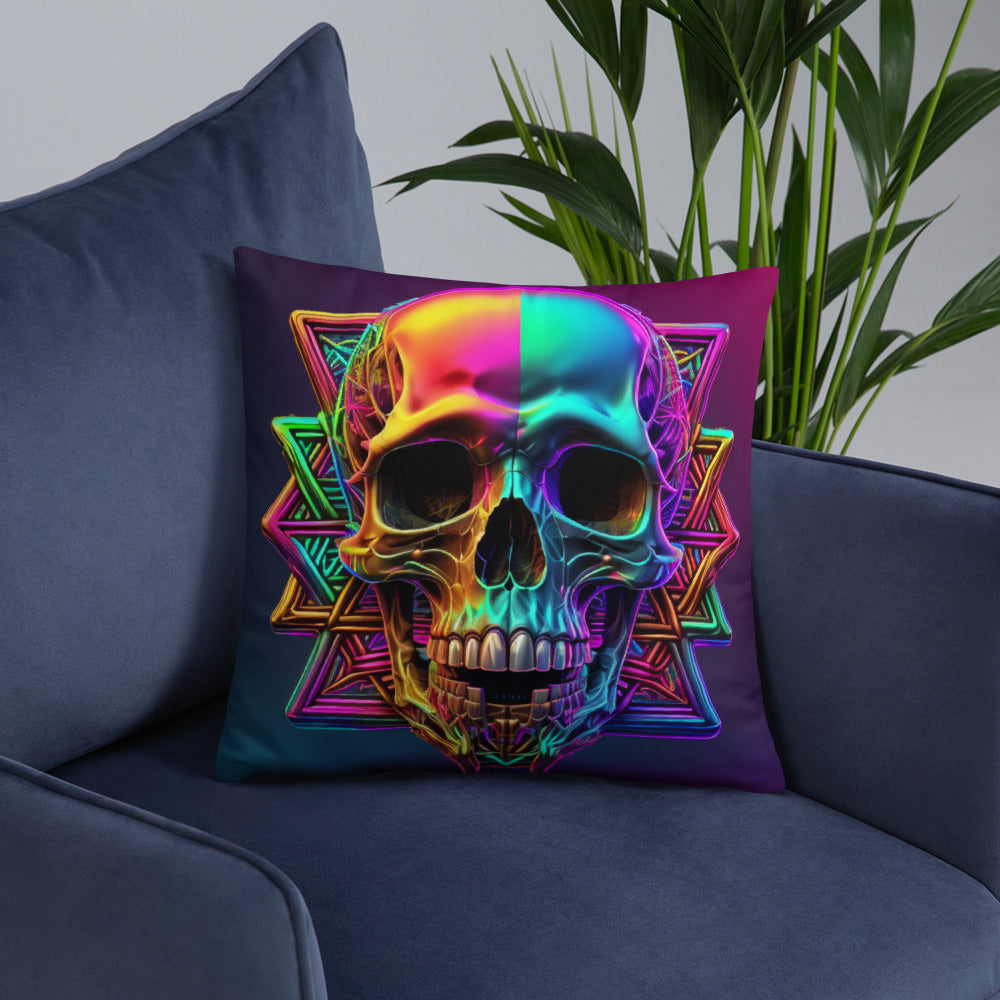 Cromo Skull | Star of David | Pillow Case