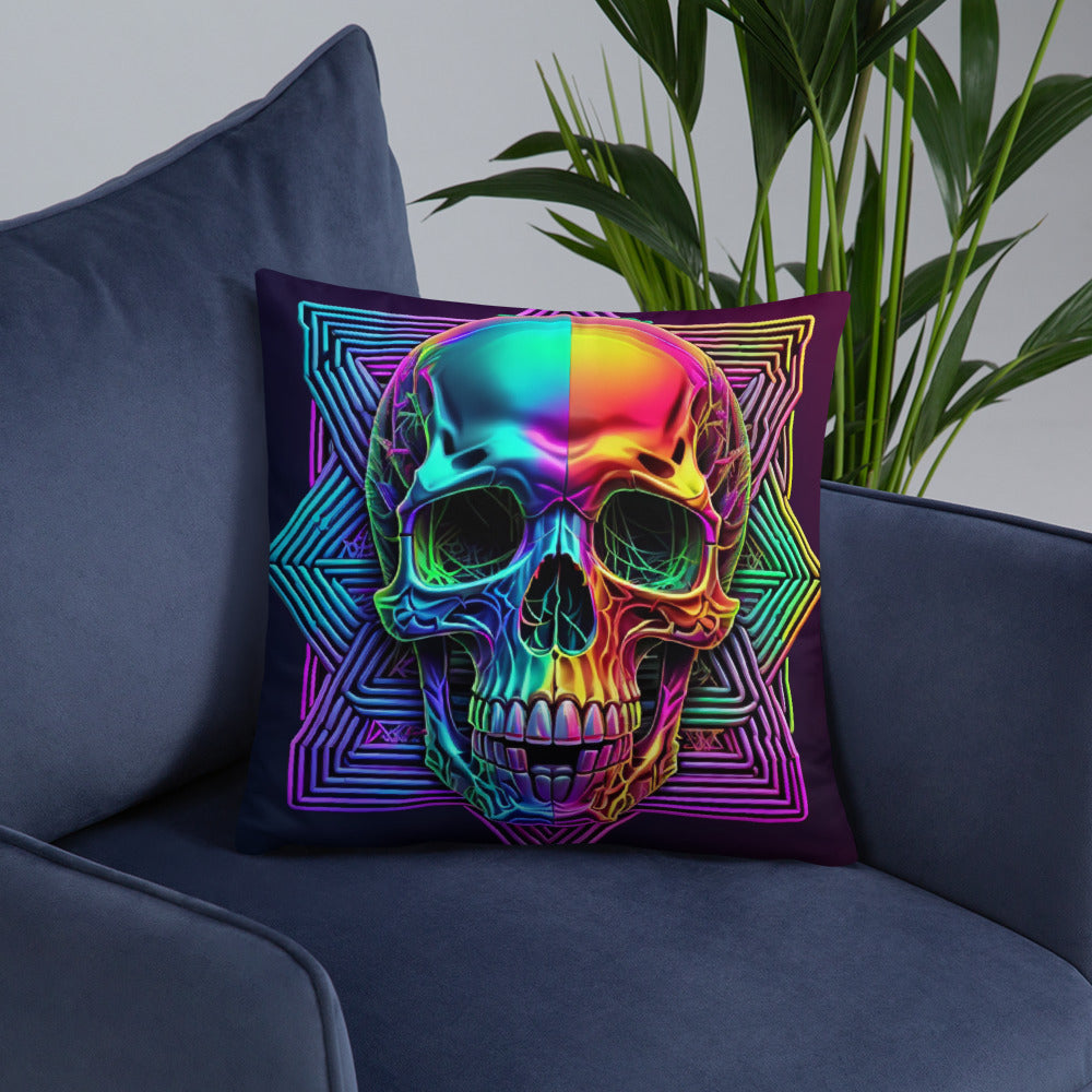 Cromo Skull | Star of David | Pillow Case