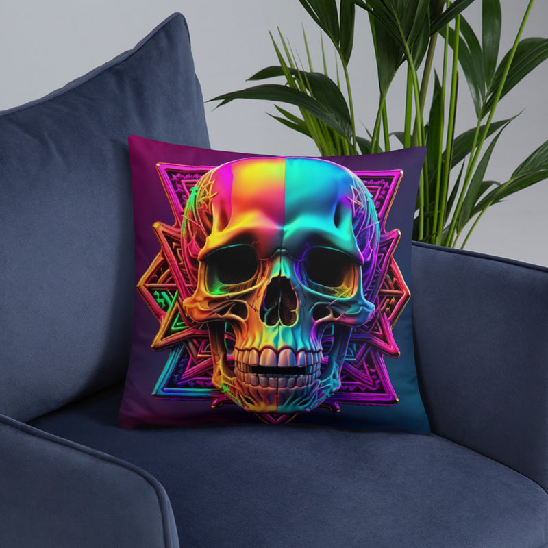 Cromo Skull | Star of David | Pillow Case