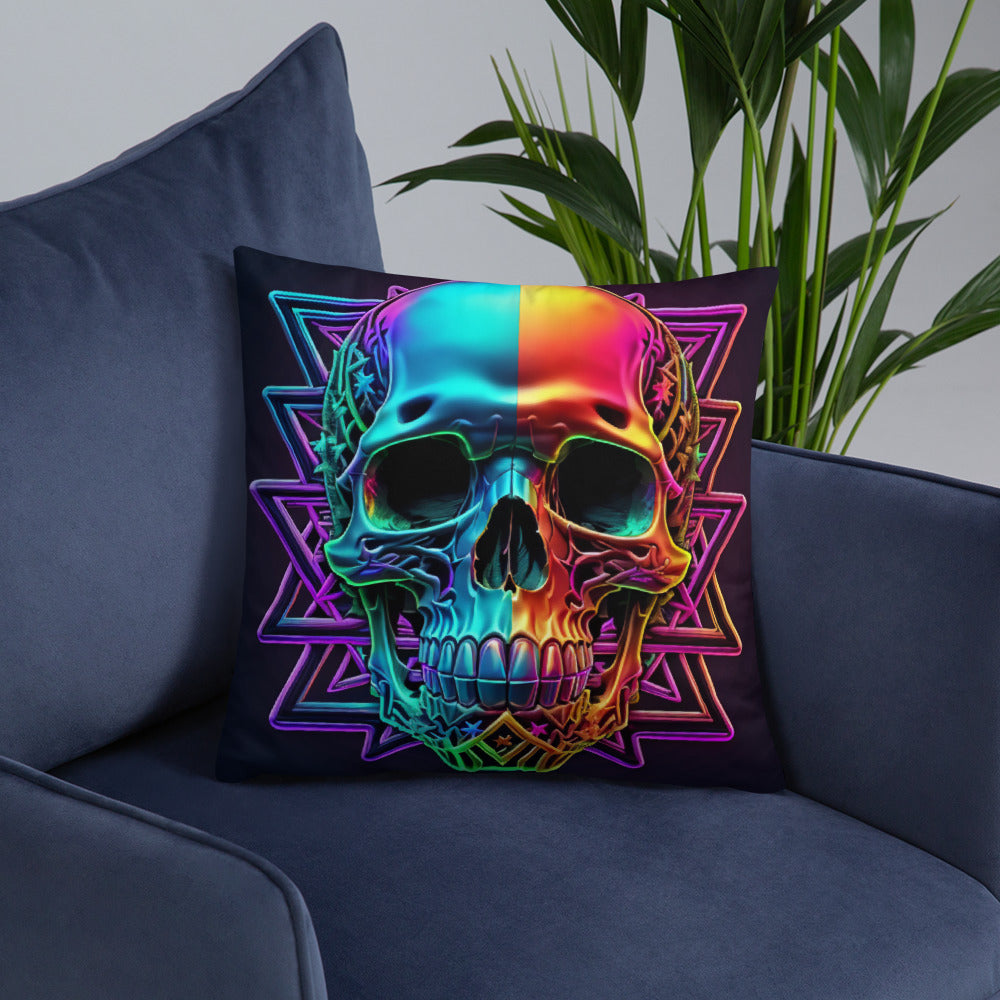 Cromo Skull | Star of David | Pillow Case