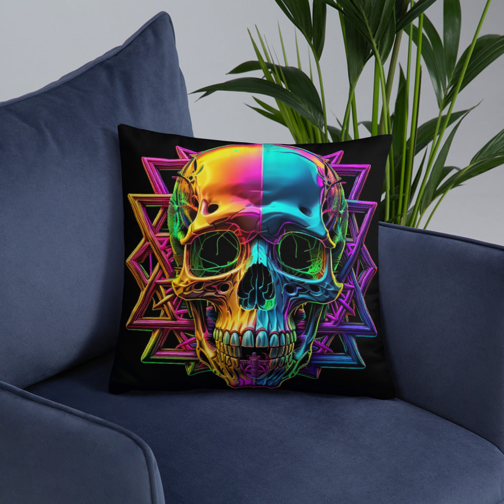 Cromo Skull | Star of David | Pillow Case