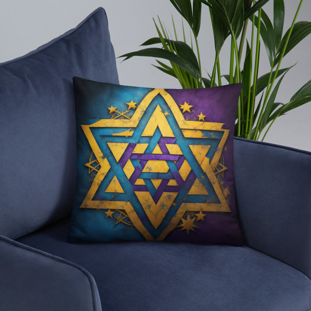 Brave Honor | Star of David | Pillow Case