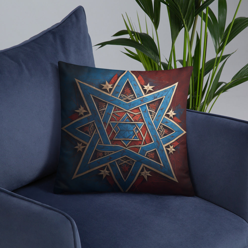 Brave Honor | Star of David | Pillow Case