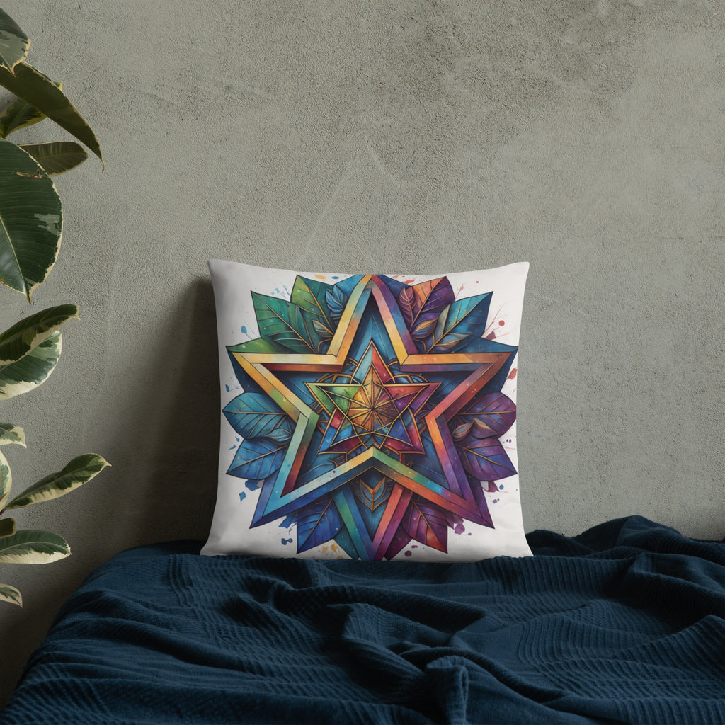 Vibrant Song | Star of David | Pillow Case