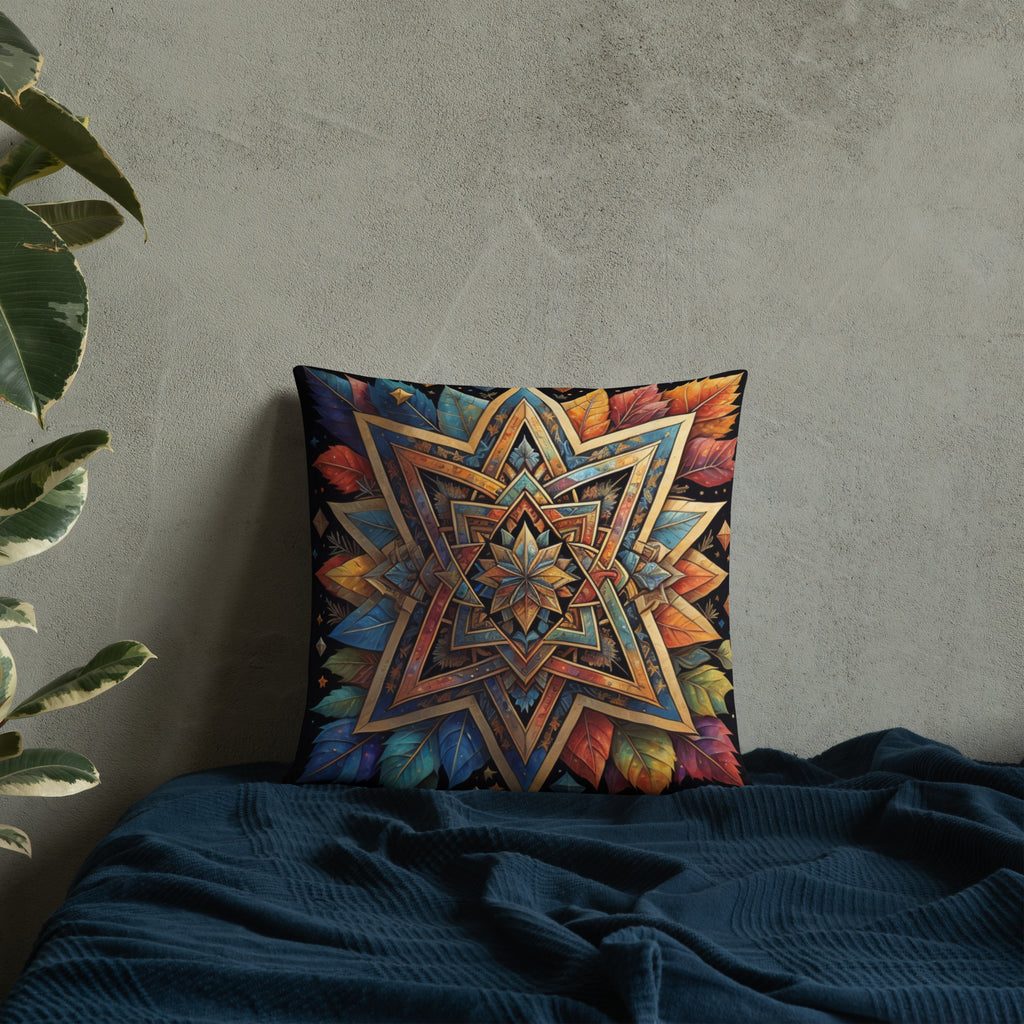 Vibrant Song | Star of David | Pillow Case
