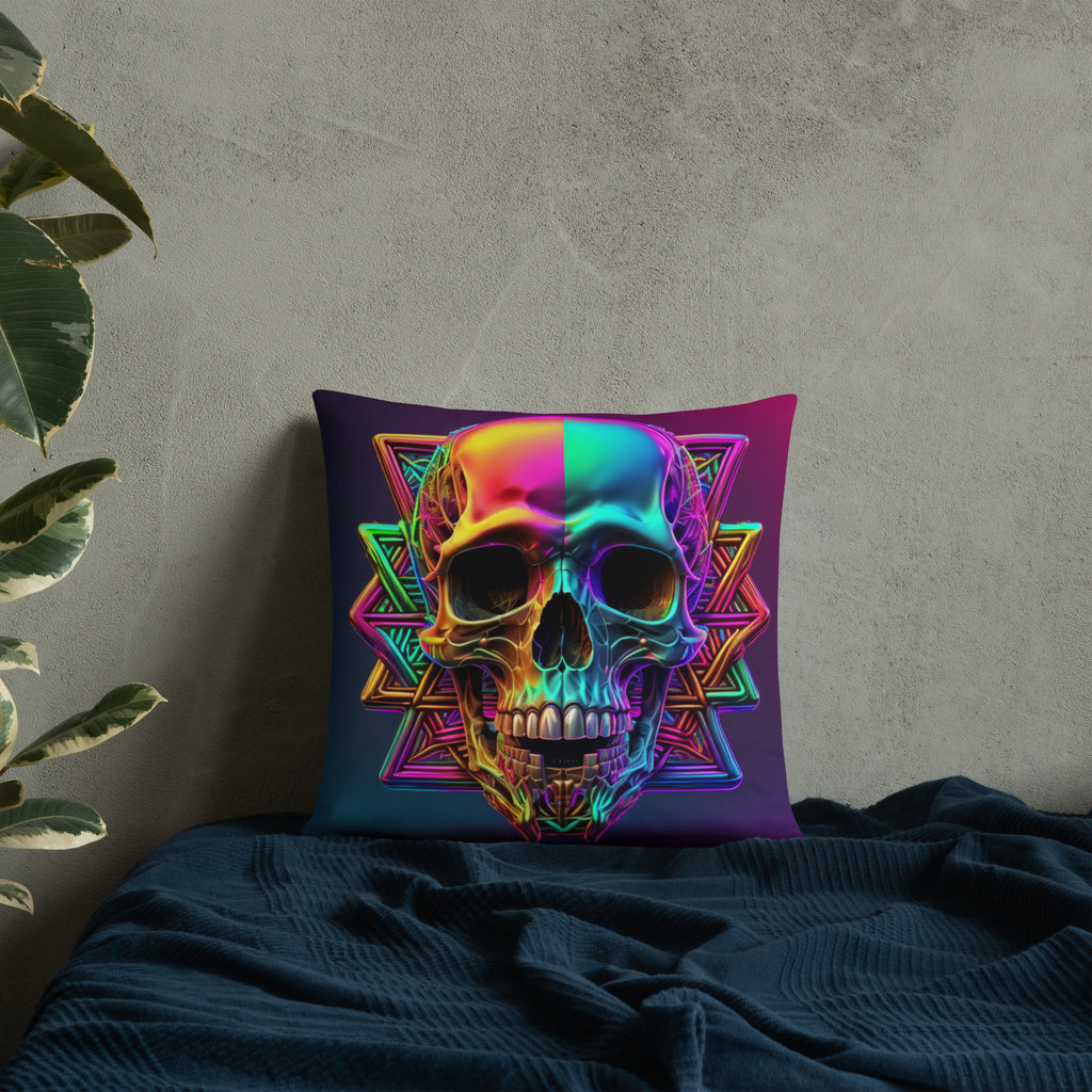 Cromo Skull | Star of David | Pillow Case