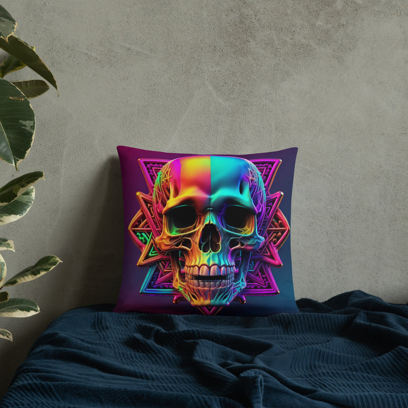 Cromo Skull | Star of David | Pillow Case