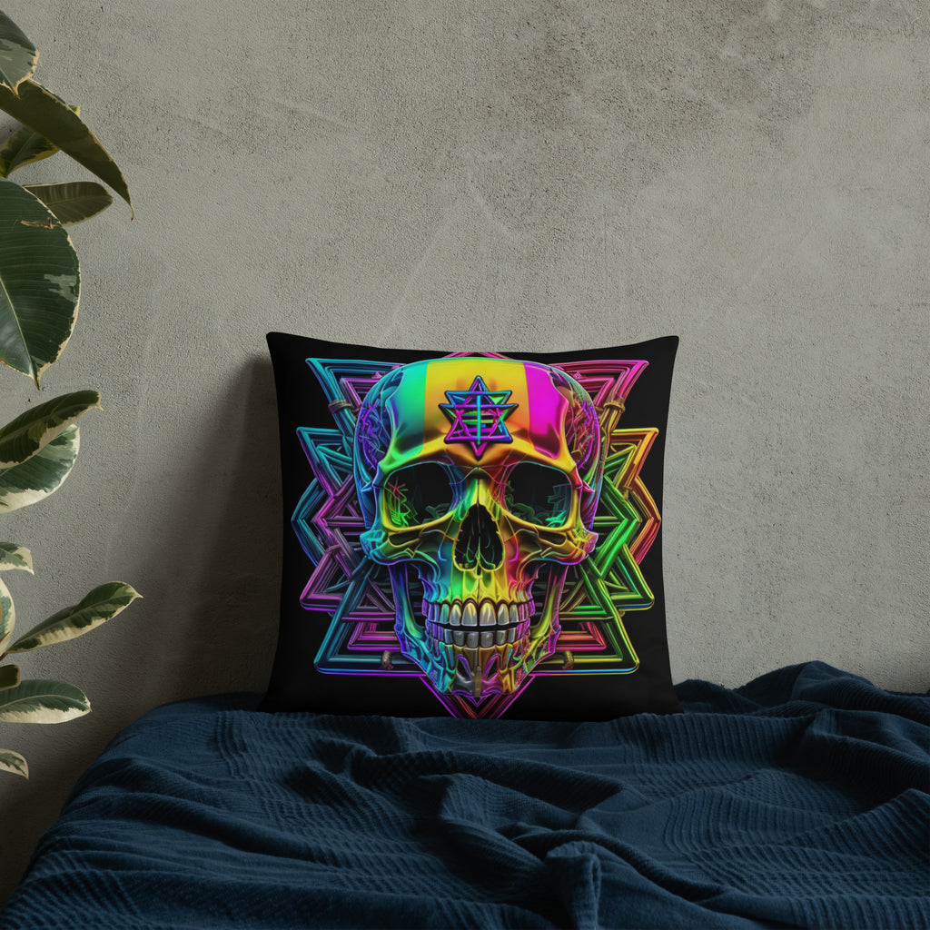 Cromo Skull | Star of David | Pillow Case