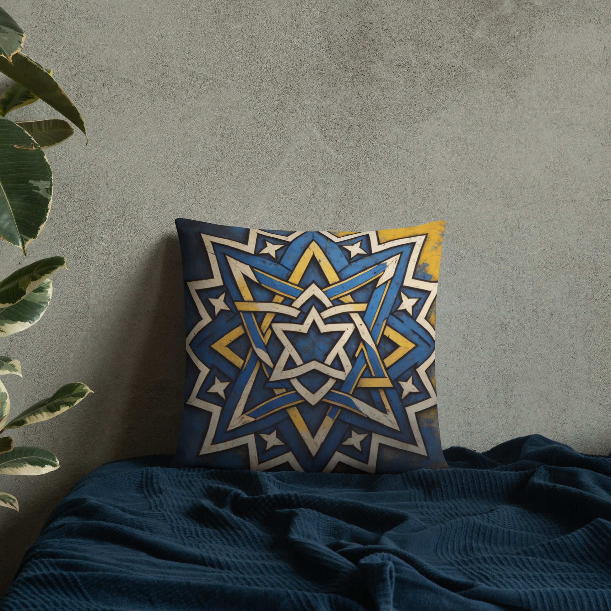 Brave Honor | Star of David | Pillow Case
