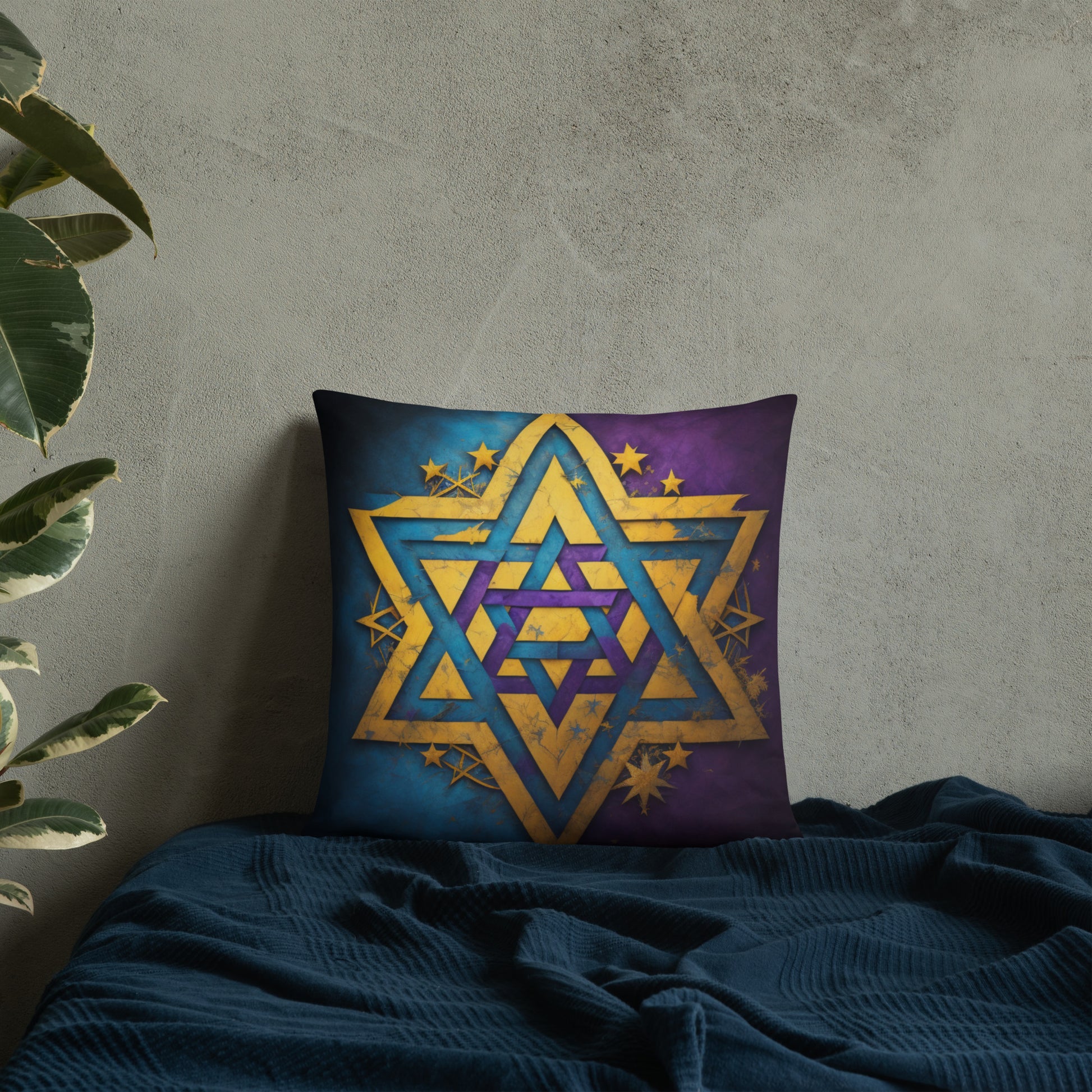 Brave Honor | Star of David | Pillow Case