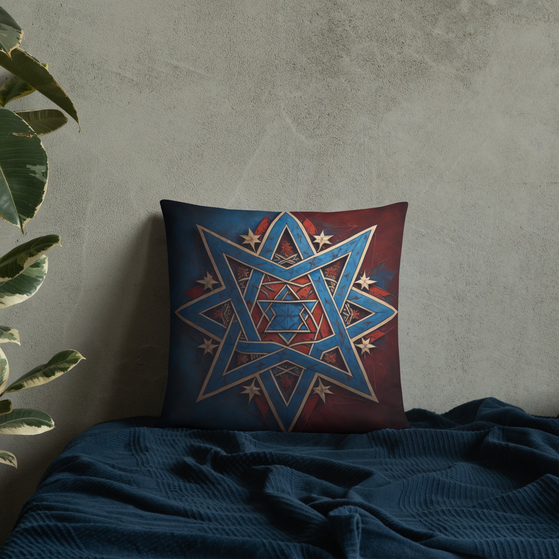 Brave Honor | Star of David | Pillow Case