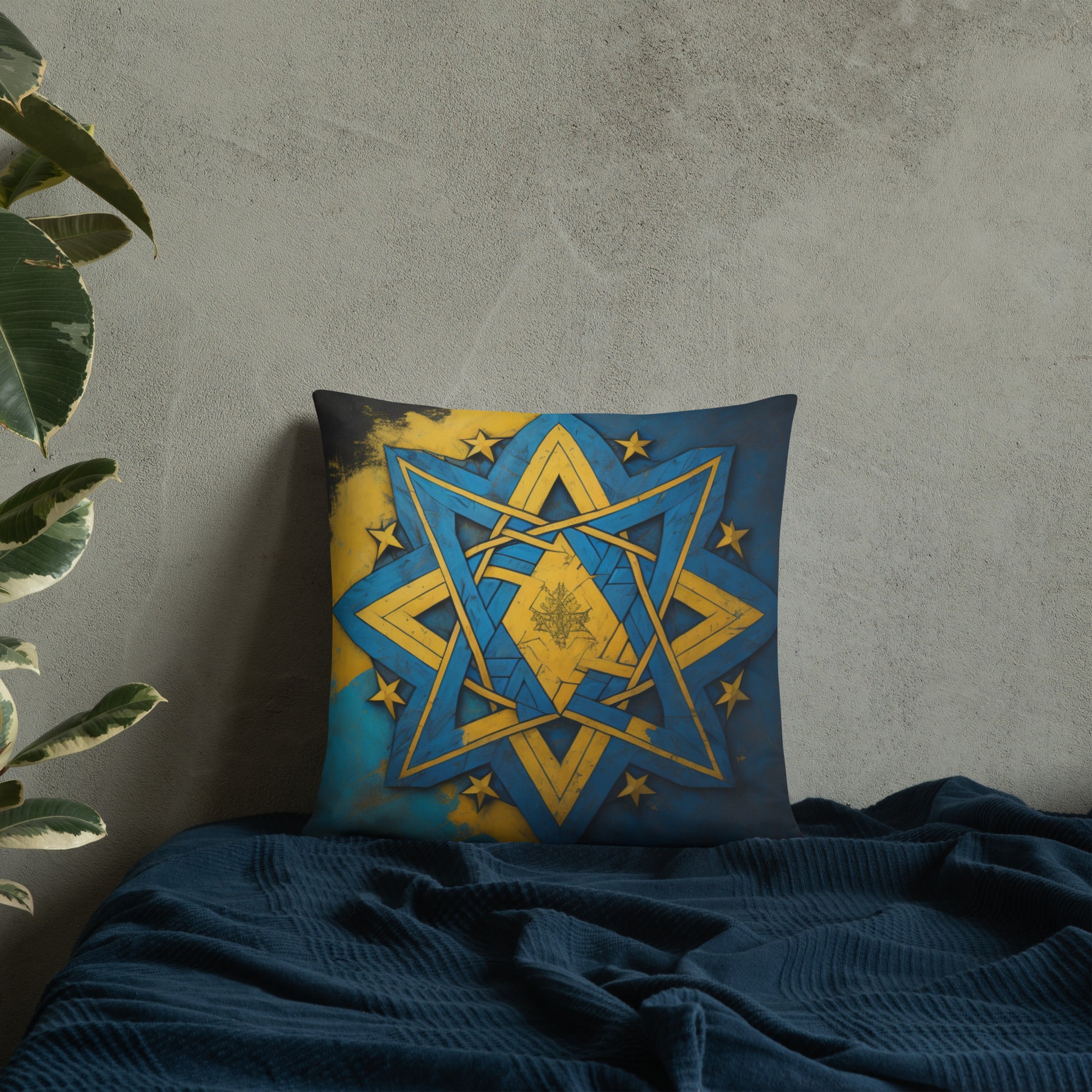 Brave Honor | Star of David | Pillow Case
