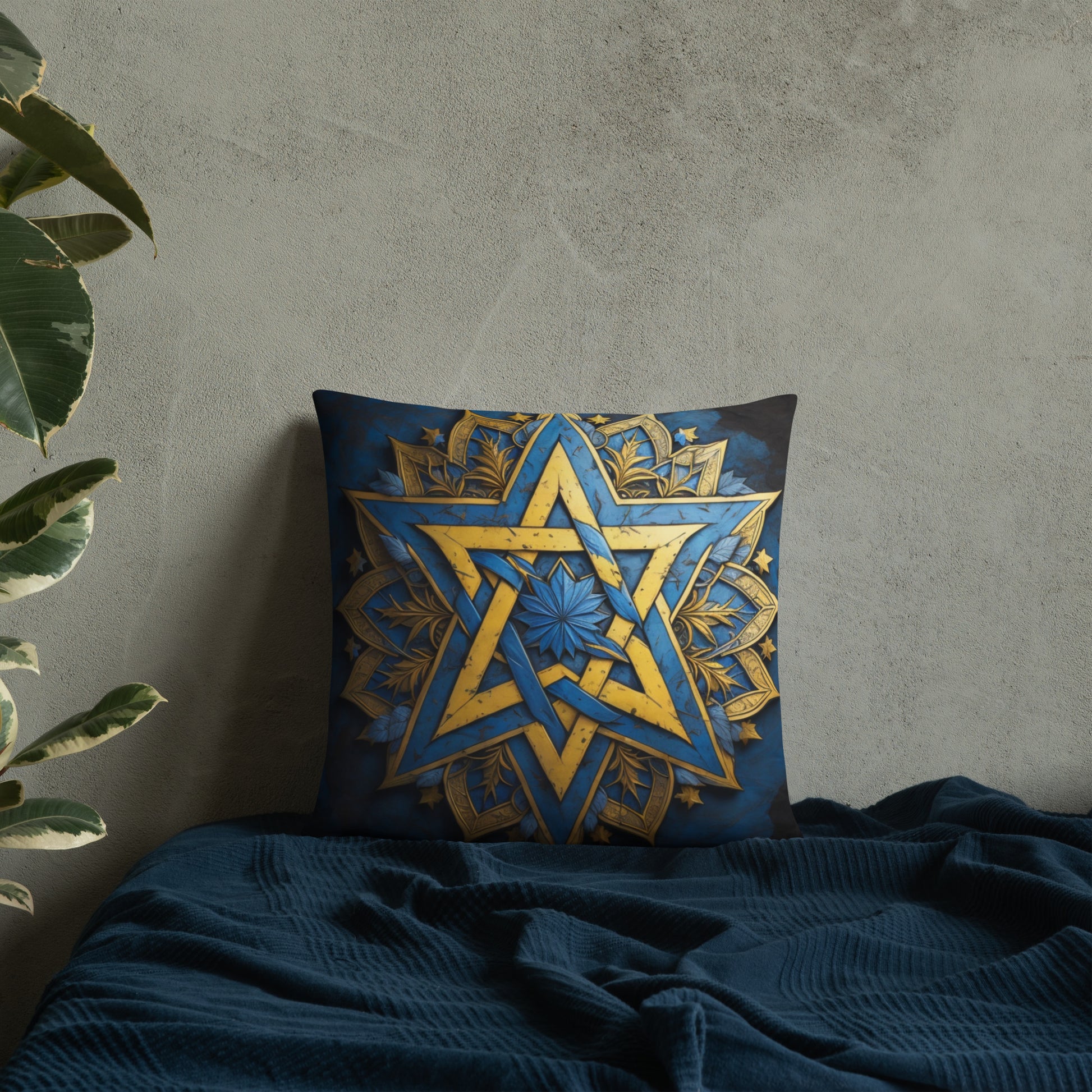 Brave Honor | Star of David | Pillow Case