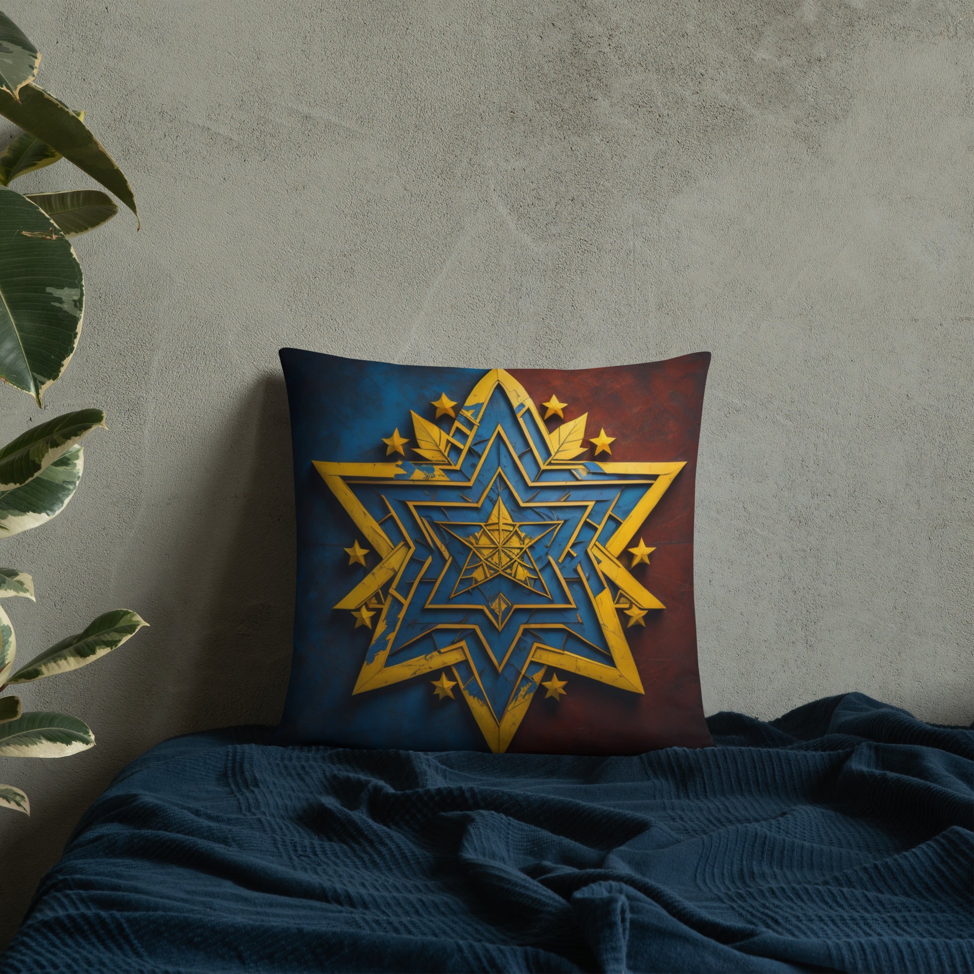 Brave Honor | Star of David | Pillow Case