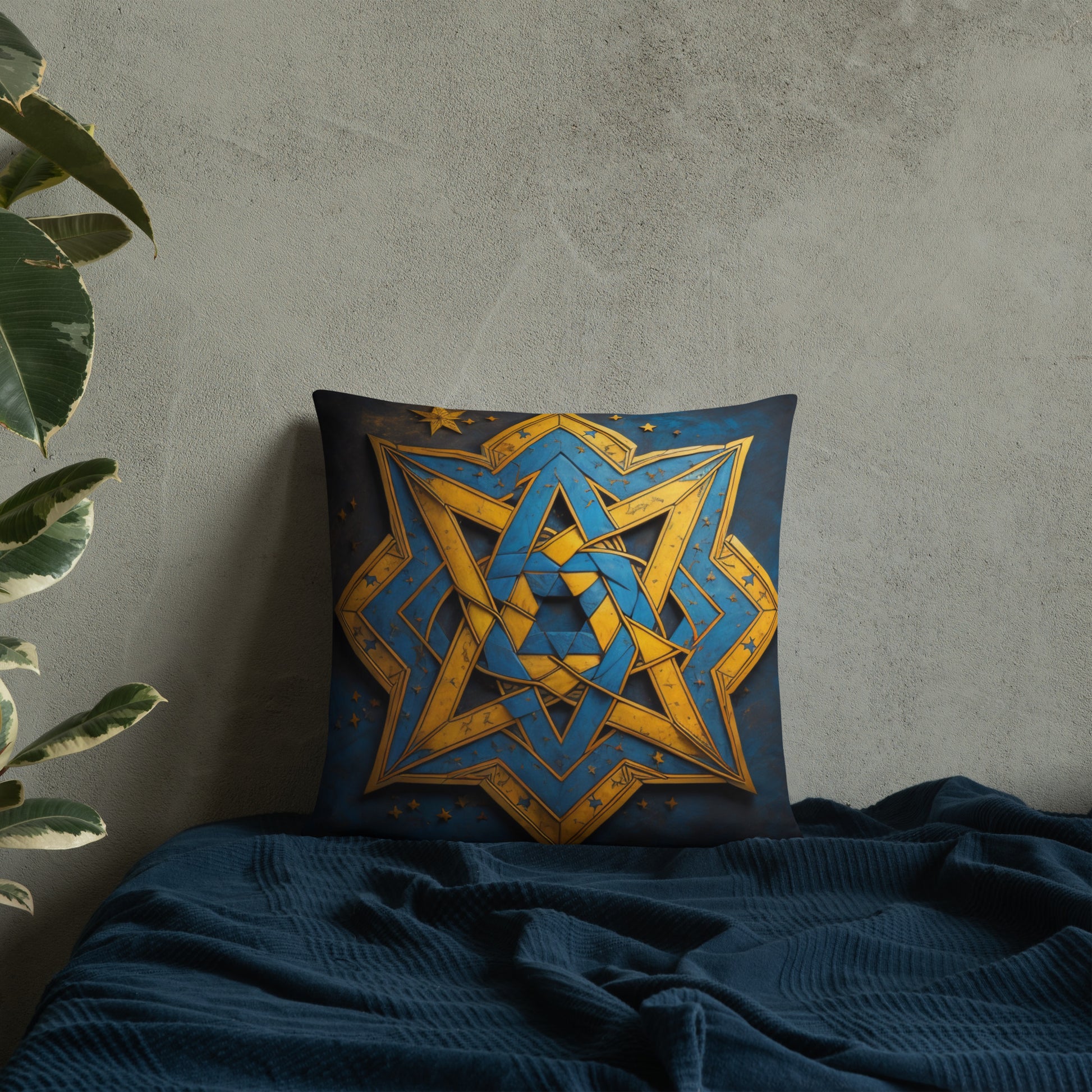 Brave Honor | Star of David | Pillow Case