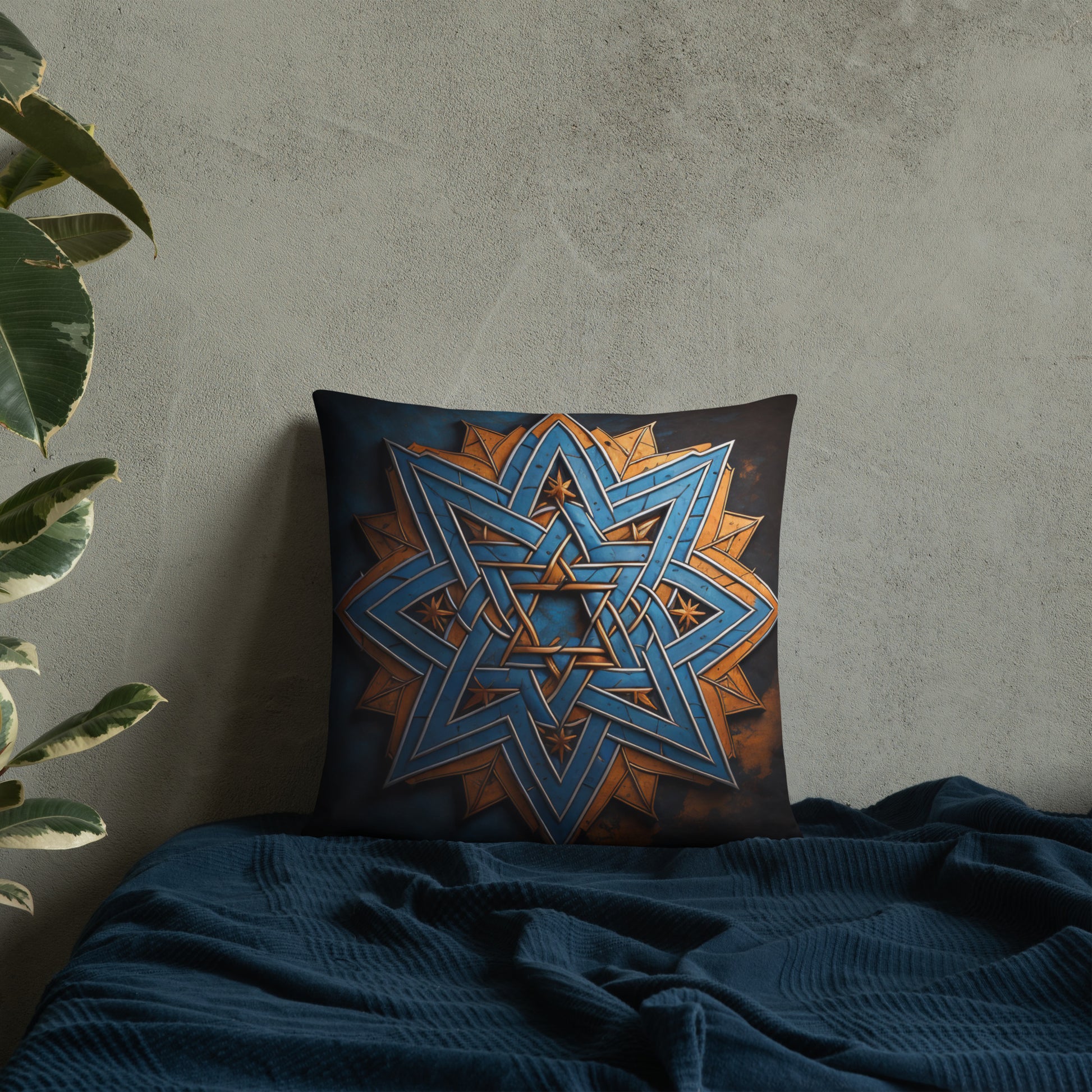 Brave Honor | Star of David | Pillow Case