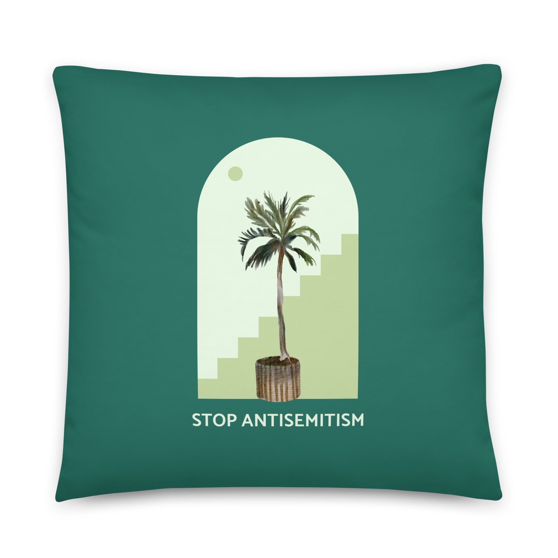 Stop Antisemitism | Plants & Flowers Edition | Pillow Case