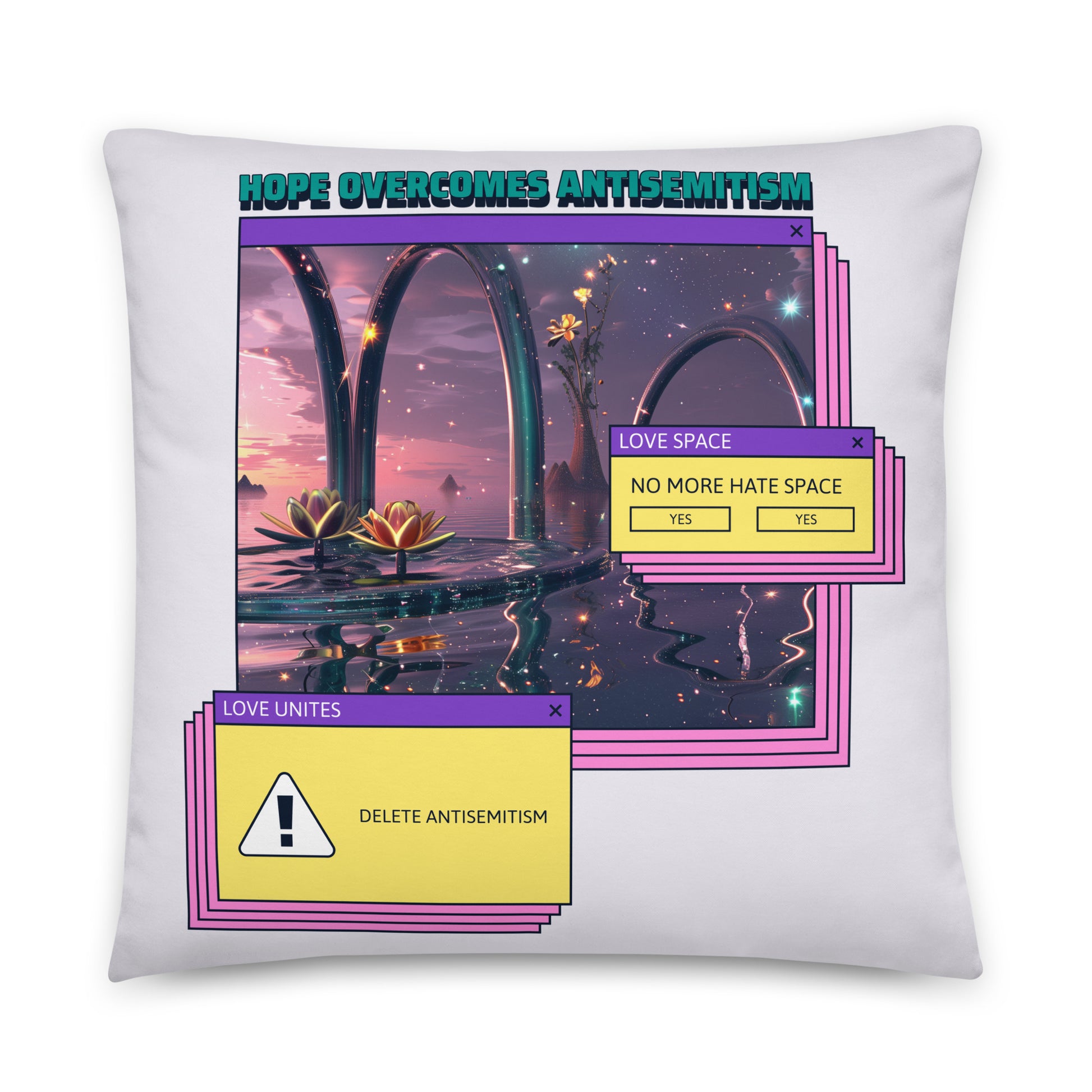 A Colorful Dream | Antisemitism | Pillow Case