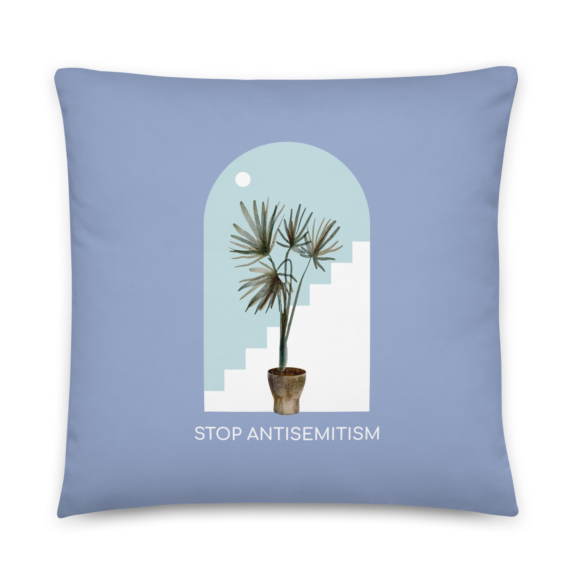 Stop Antisemitism | Plants & Flowers Edition | Pillow Case