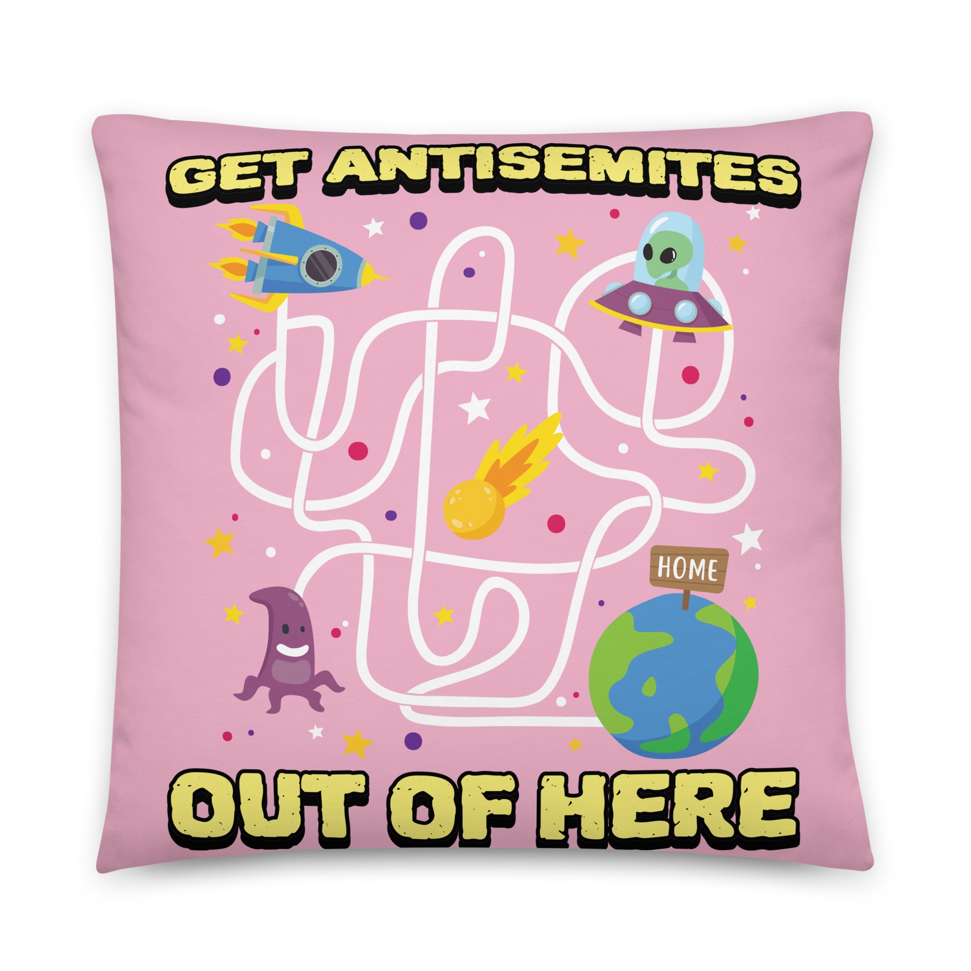 Get Alien Out | Pink Edition | Pillow Case