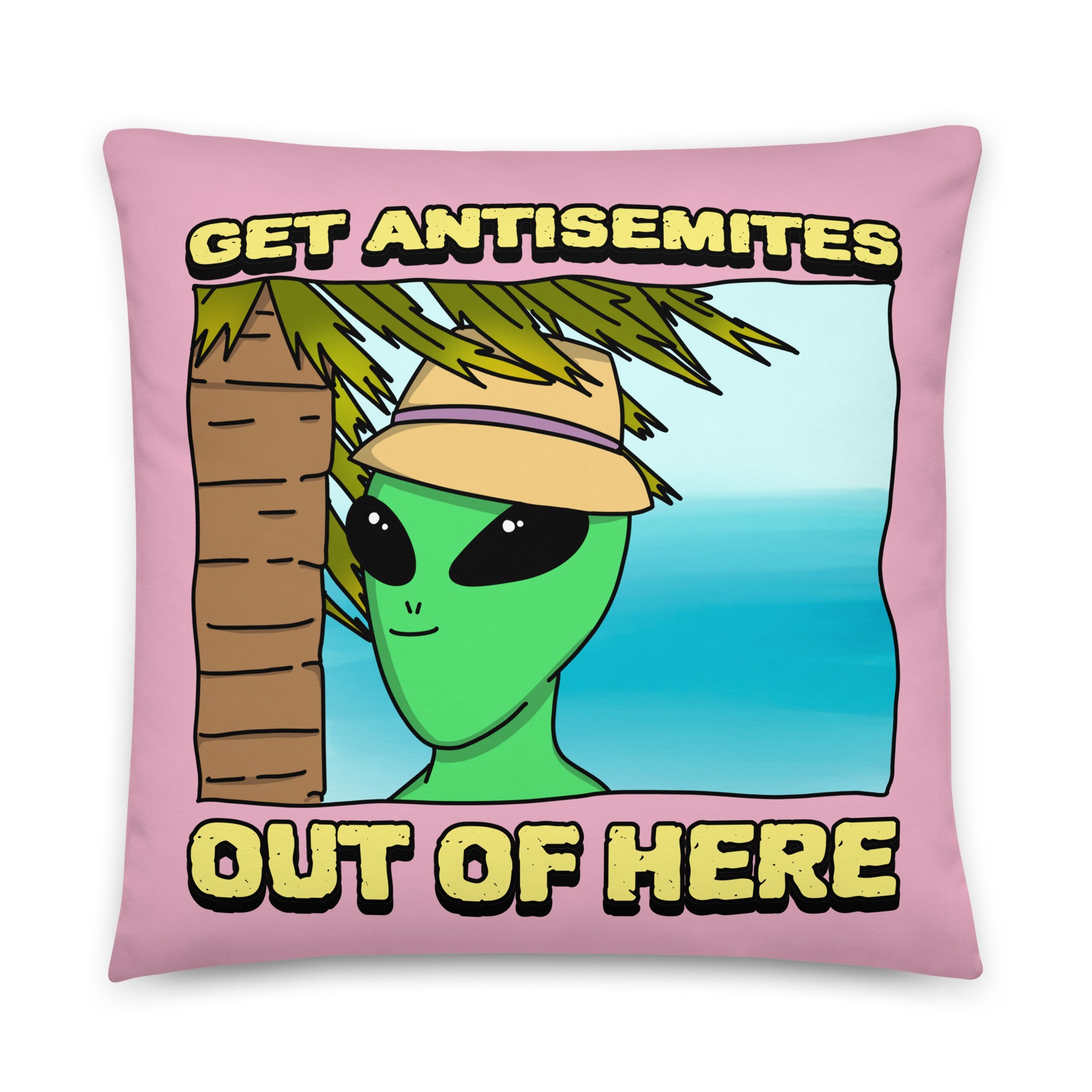 Get Alien Out | Pink Edition | Pillow Case
