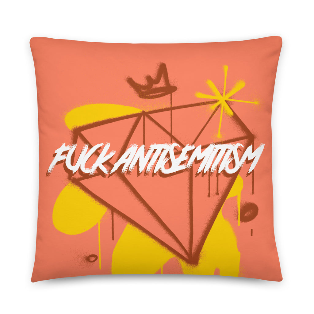 Fuck Antisemitism Graffiti | Pillow Case