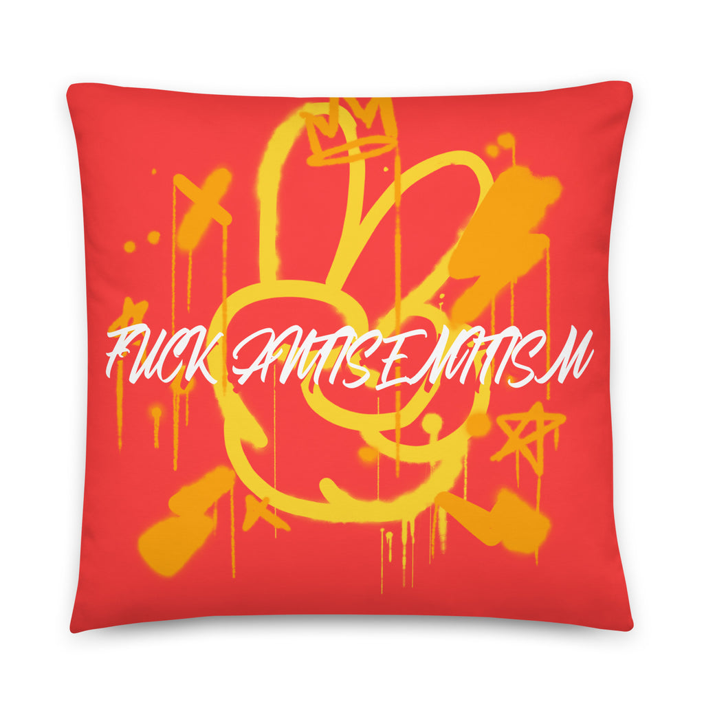 Fuck Antisemitism Graffiti | Pillow Case