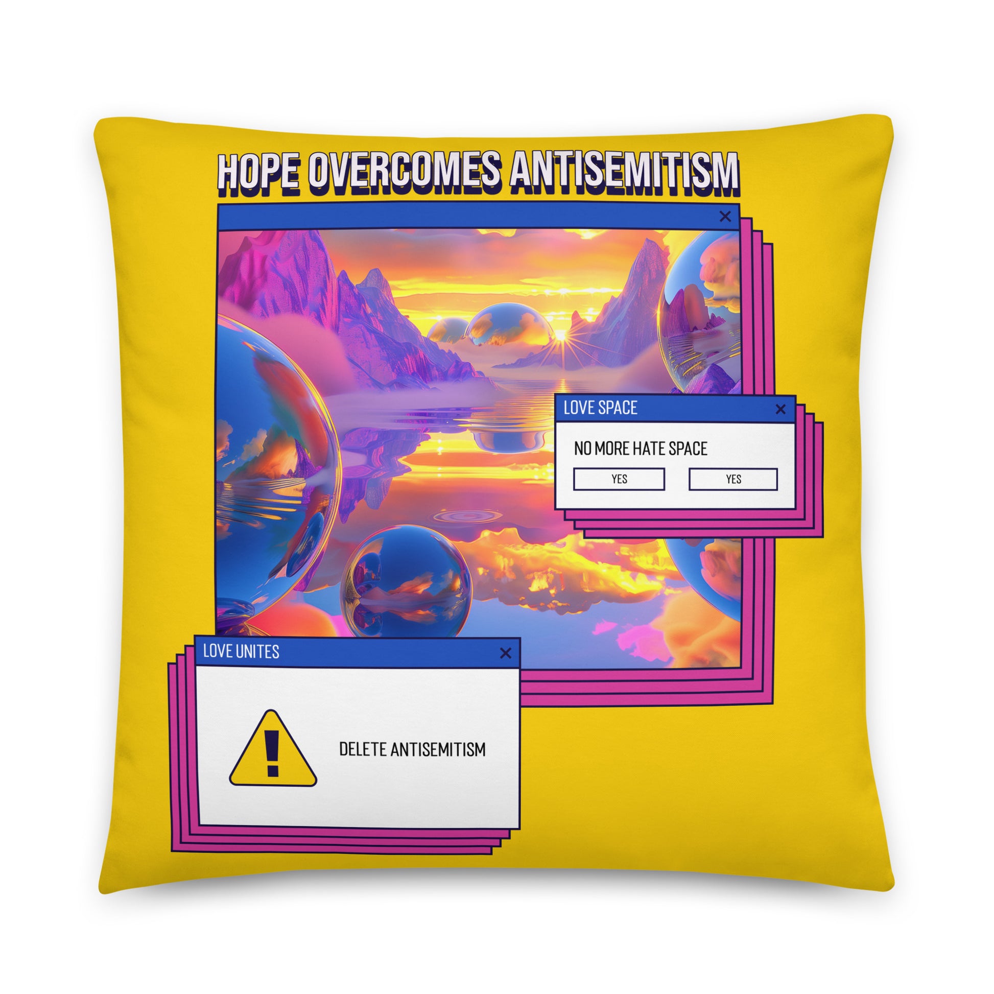 A Colorful Dream | Antisemitism | Pillow Case