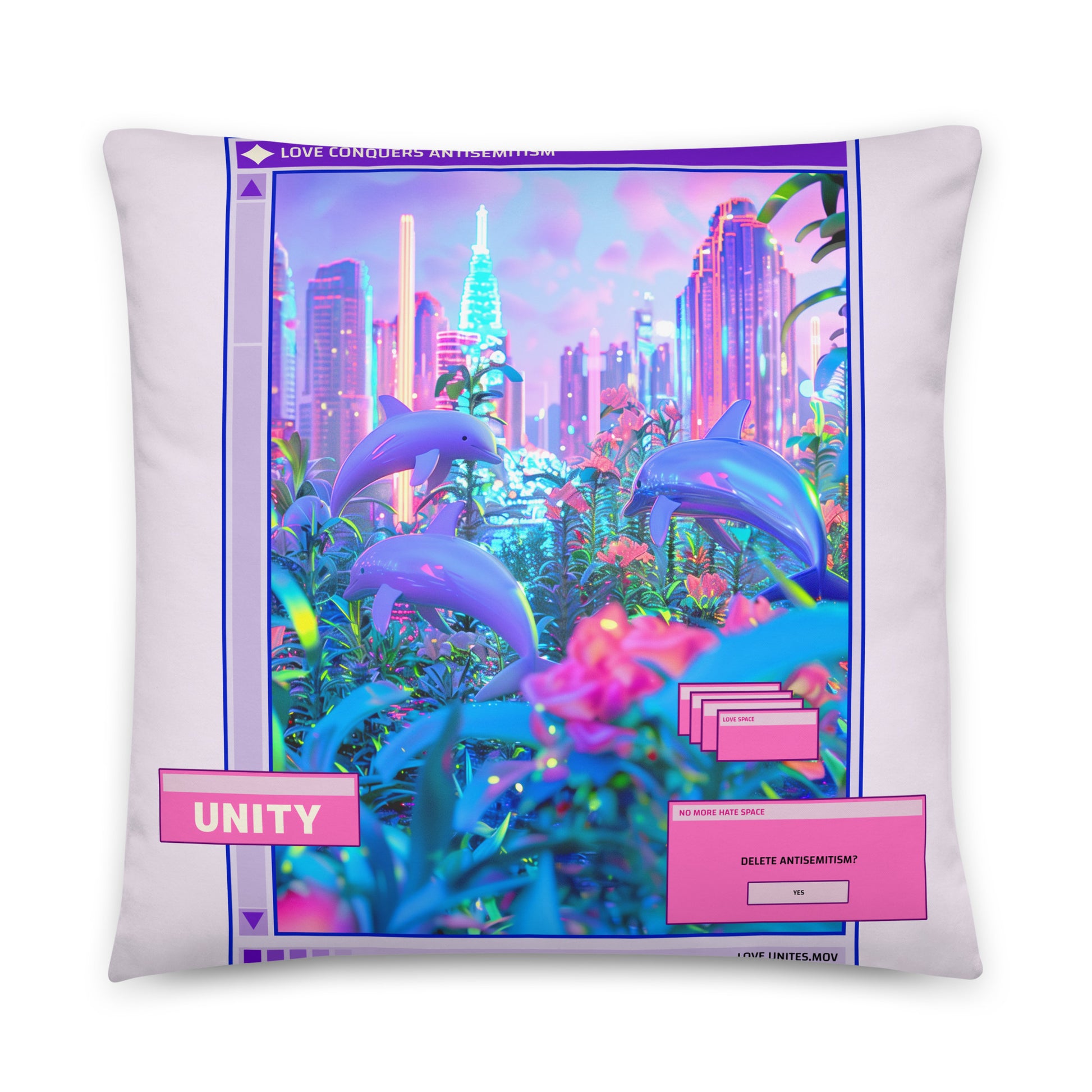 A Colorful Dream | Antisemitism | Pillow Case