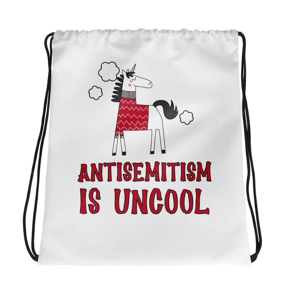 Unicorn Antisemitism Is Uncool | Drawstring Bag