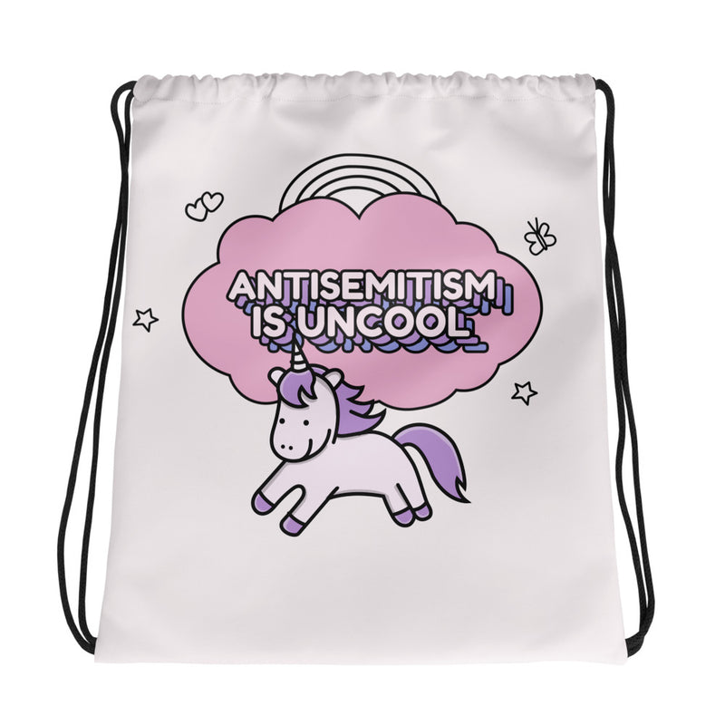 Unicorn Antisemitism Is Uncool | Drawstring Bag