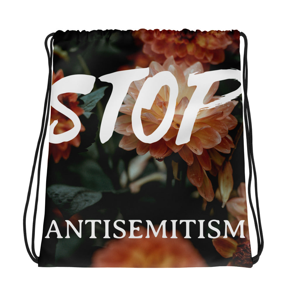 Flower Power | Antisemitism | Drawstring Bag
