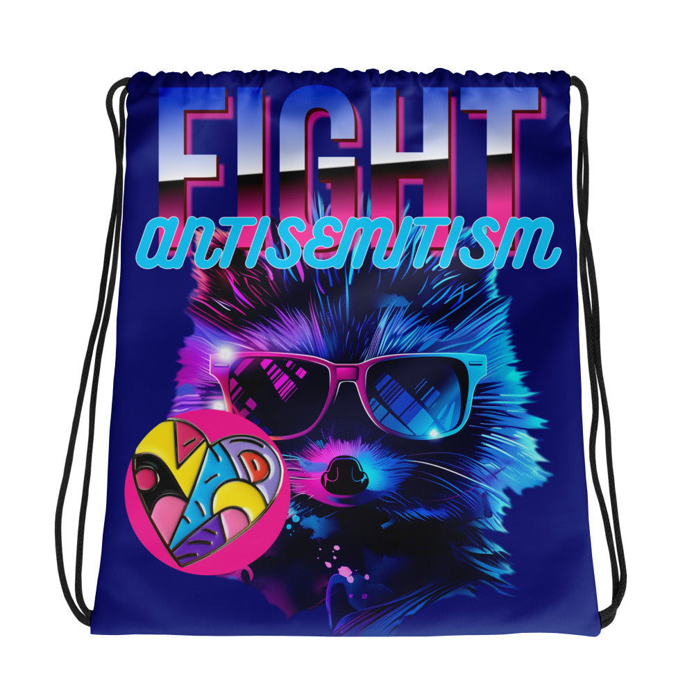 Retro Neon Animal | Drawstring Bag