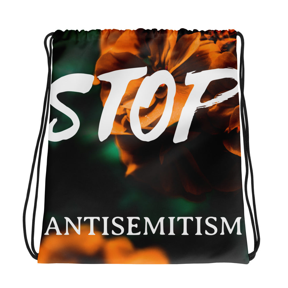 Flower Power | Antisemitism | Drawstring Bag