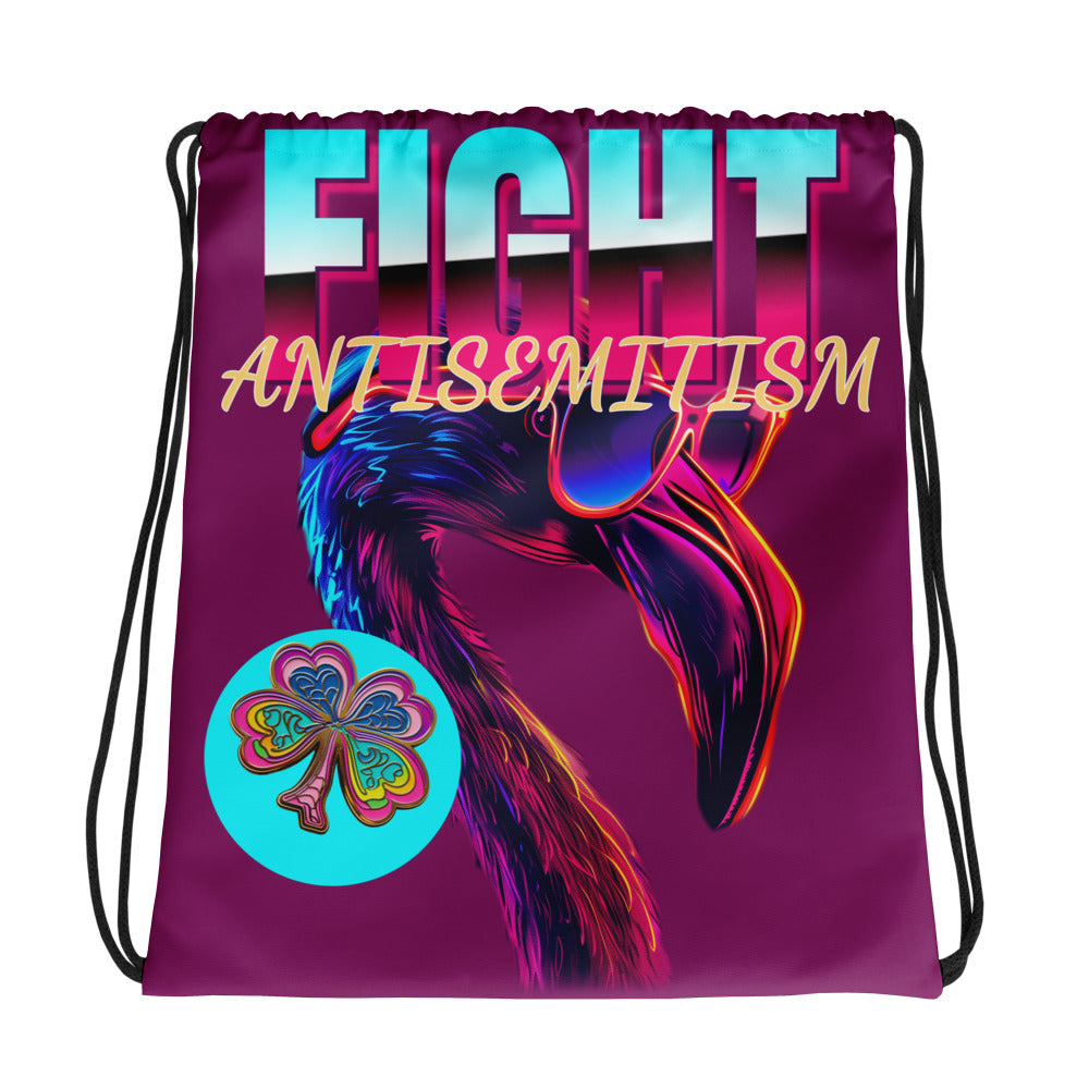 Retro Neon Animal | Drawstring Bag