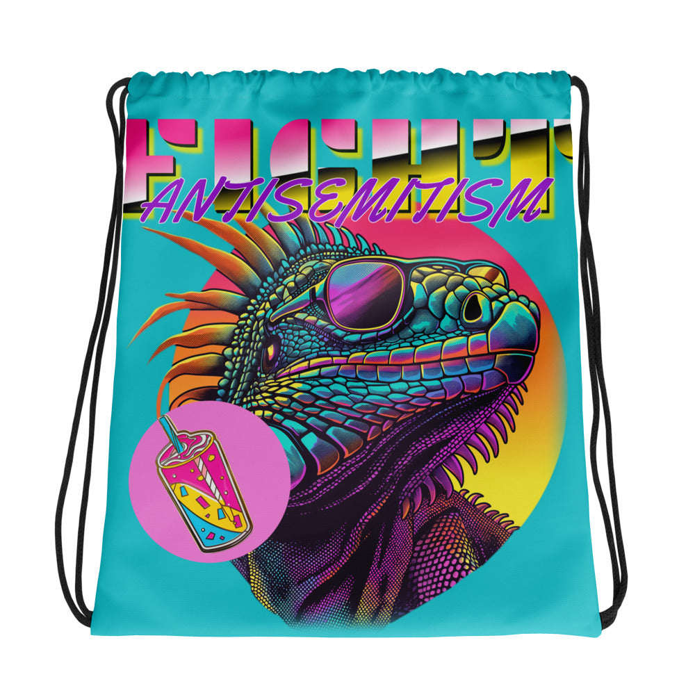 Retro Neon Animal | Drawstring Bag