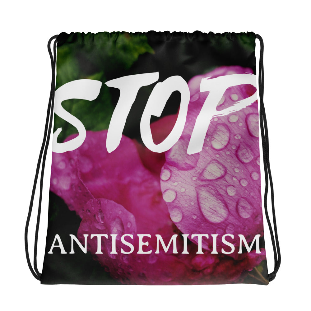 Flower Power | Antisemitism | Drawstring Bag