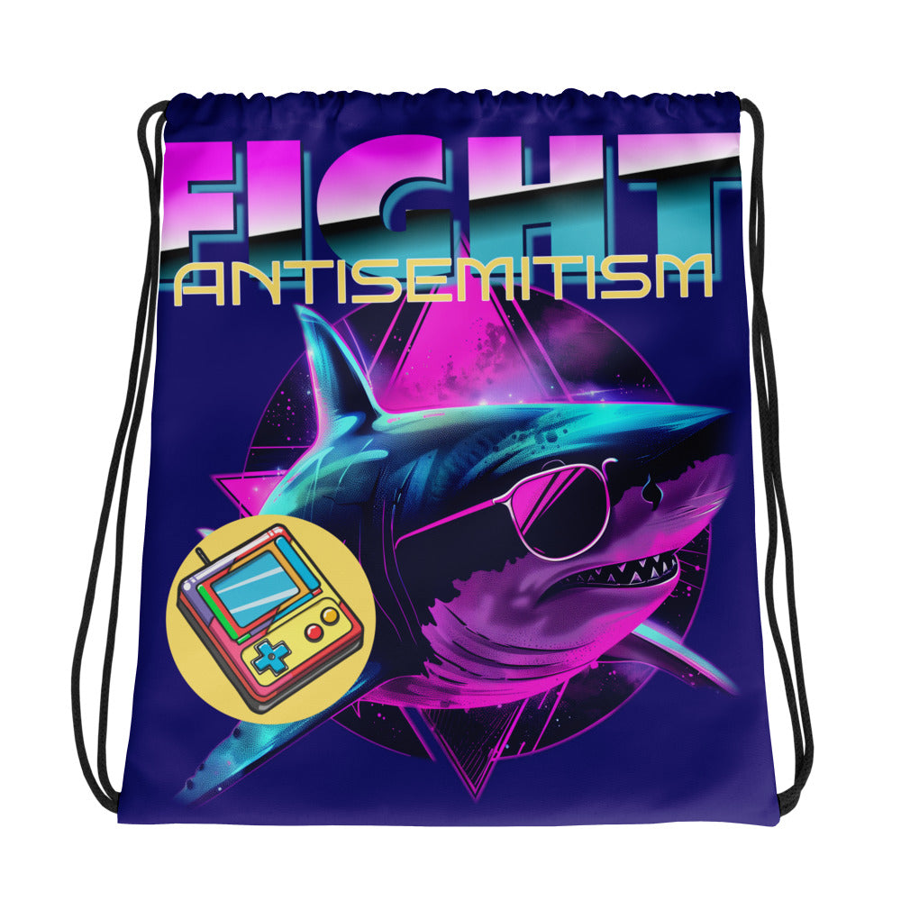 Retro Neon Animal | Drawstring Bag