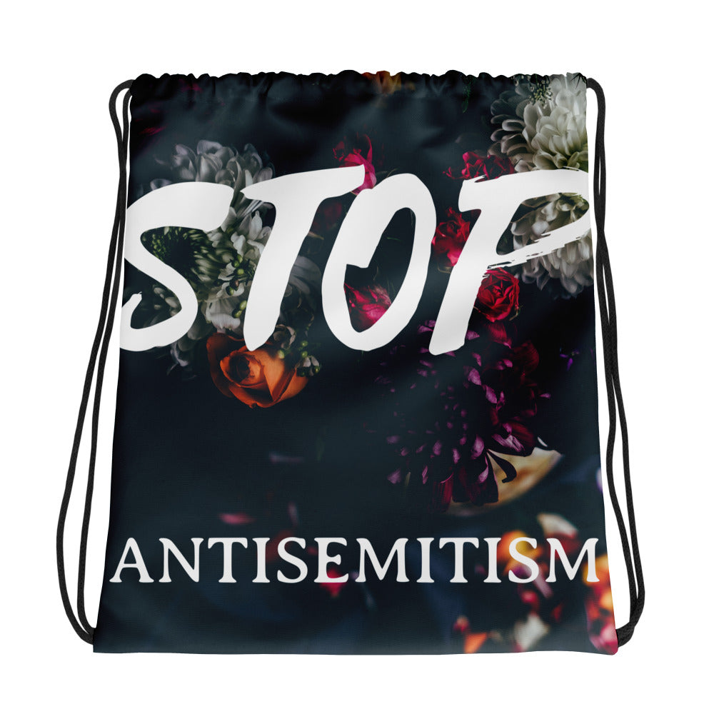 Flower Power | Antisemitism | Drawstring Bag