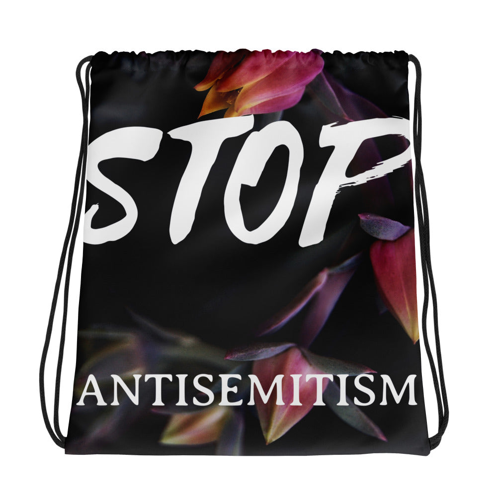 Flower Power | Antisemitism | Drawstring Bag