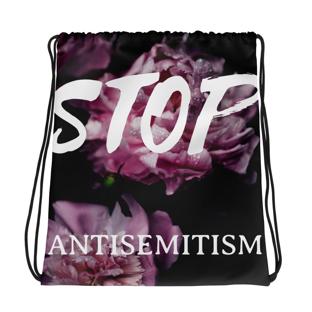 Flower Power | Antisemitism | Drawstring Bag