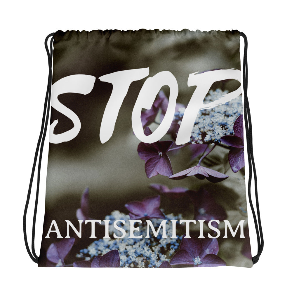 Flower Power | Antisemitism | Drawstring Bag