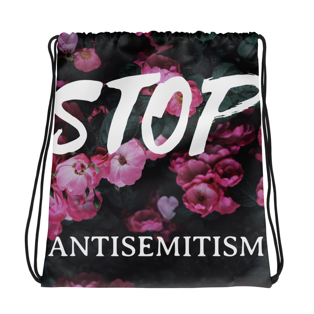 Flower Power | Antisemitism | Drawstring Bag